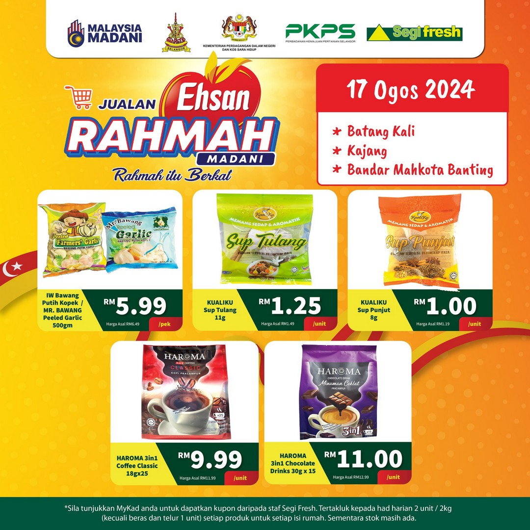 Segi-Fresh-Malaysia-Ehsan-Rahmah-Sale-5 - Malaysia Sales Selangor Supermarket & Hypermarket