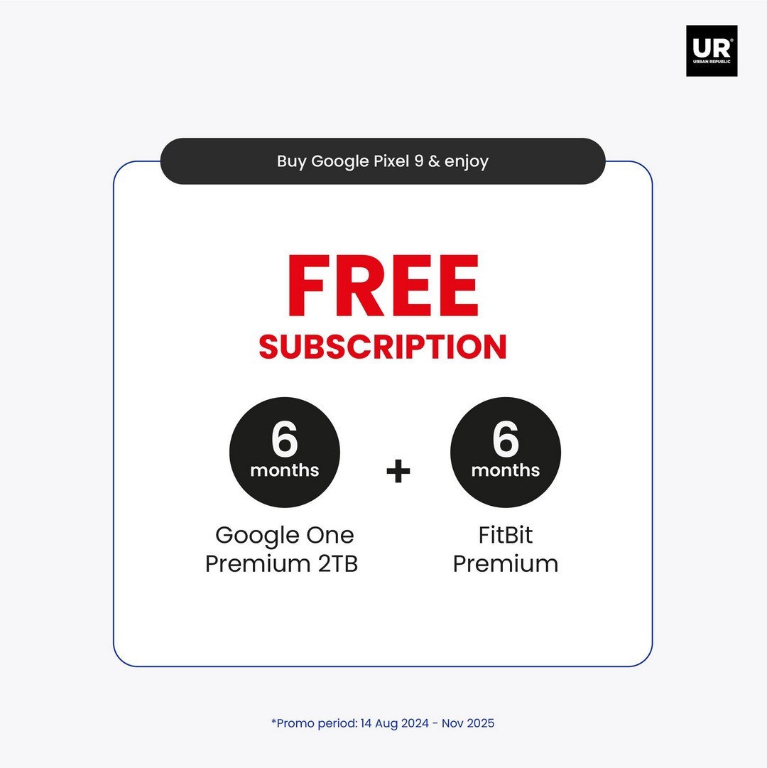 Urban-Republic-Google-Pixel-9-Promotion-6 - Electronics & Computers IT Gadgets Accessories Johor Kedah Kelantan Kuala Lumpur Location Melaka Mobile Phone Negeri Sembilan Online Store Pahang Penang Perak Perlis Promotions & Freebies Putrajaya Sabah Sarawak Selangor Terengganu