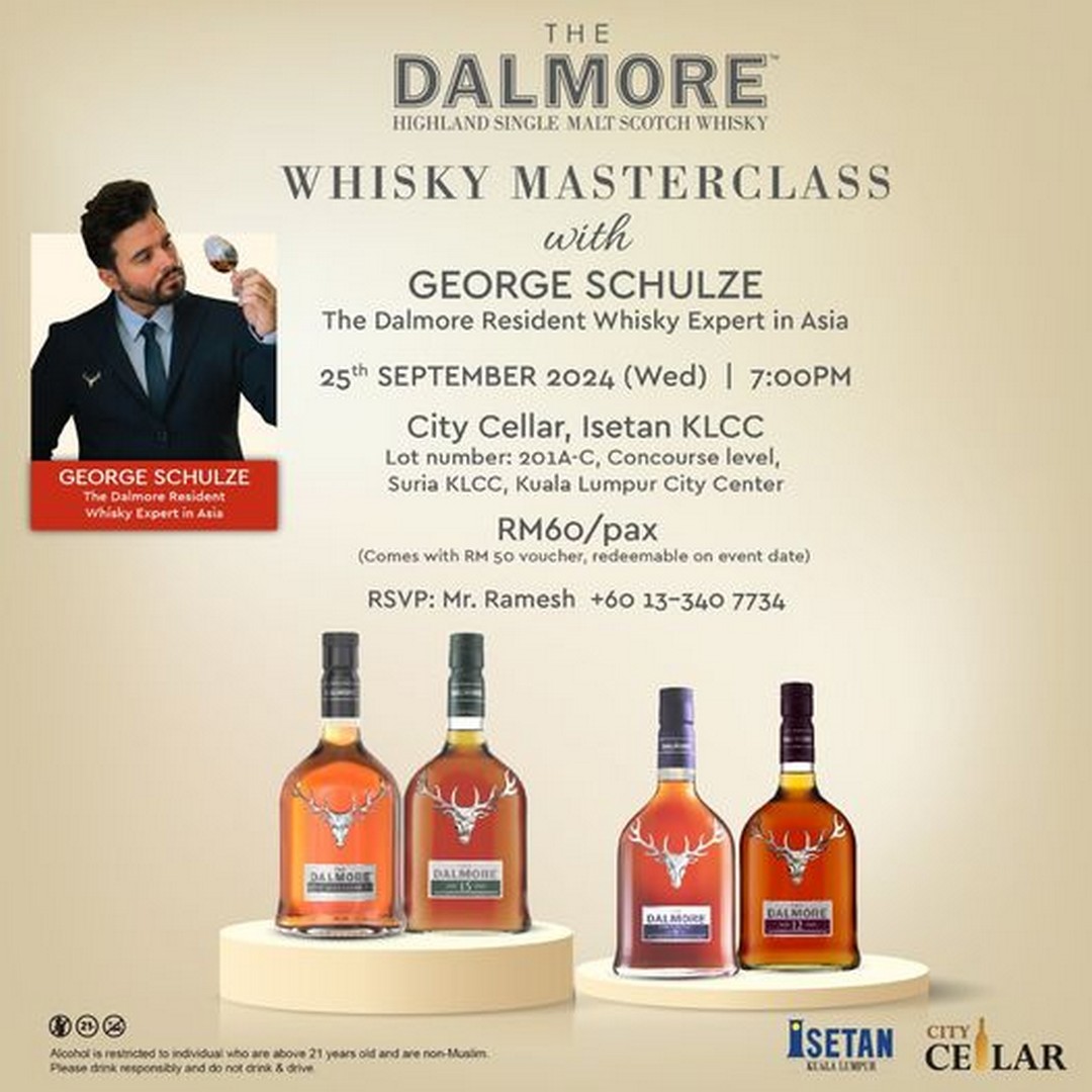 Isetan-Kuala-Lumpur-Whisky-Masterclass-with-George-Schulze 25 September 2024: Isetan Kuala Lumpur, Whisky Masterclass with George Schulze: Exclusive Whisky Masterclass Event