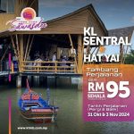 31 October – 3 November 2024: KTM Berhad – Special MySawasdee Train Promotion