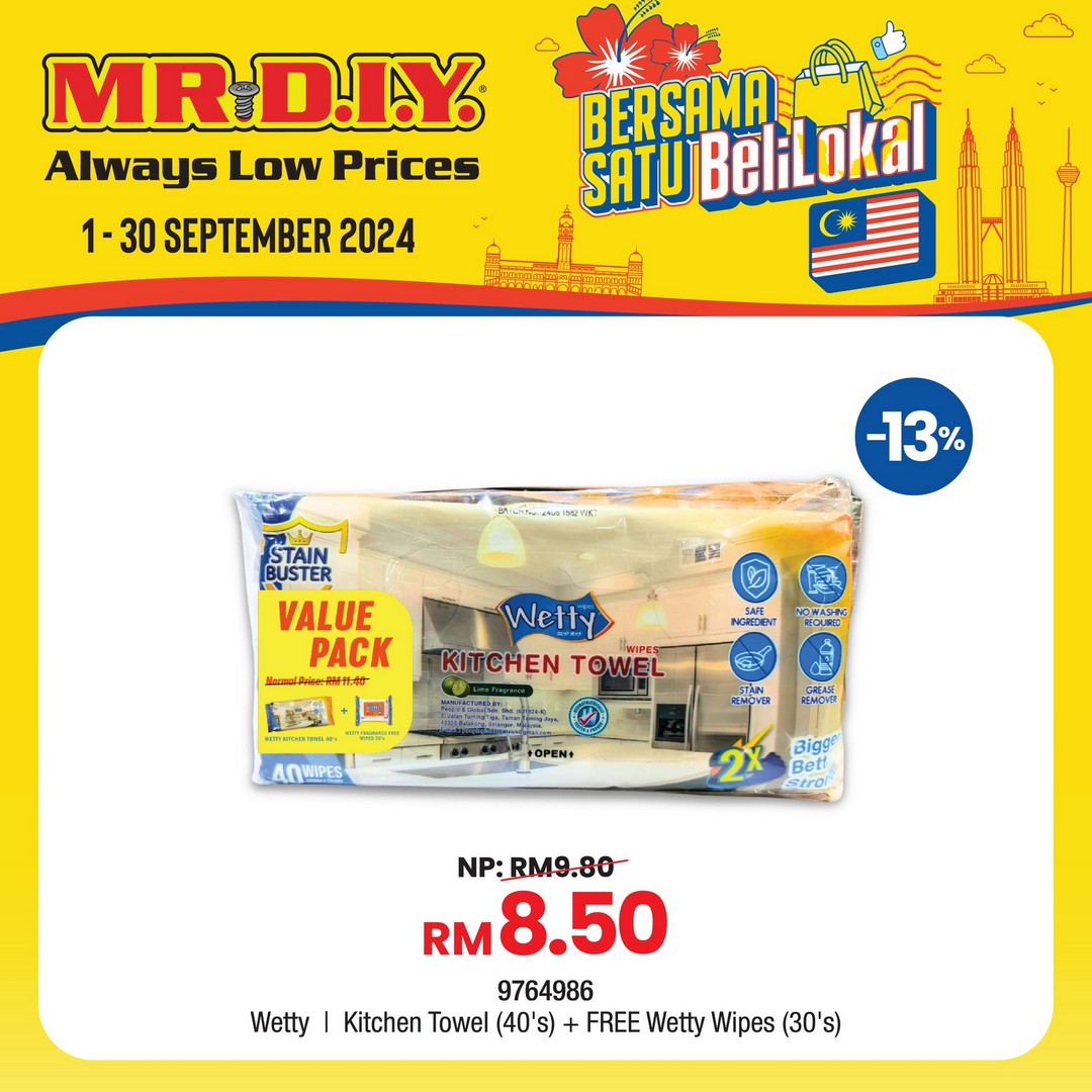 MR.DIY-Malaysia-Bersama-Satu-BeliLokal-Promotion-24 - Building Materials Home & Garden & Tools Home Decor Johor Kedah Kelantan Kitchenware Kuala Lumpur Location Melaka Nationwide Negeri Sembilan Online Store Pahang Penang Perak Perlis Promotions & Freebies Putrajaya Sabah Safety Tools & DIY Tools Sarawak Selangor Terengganu