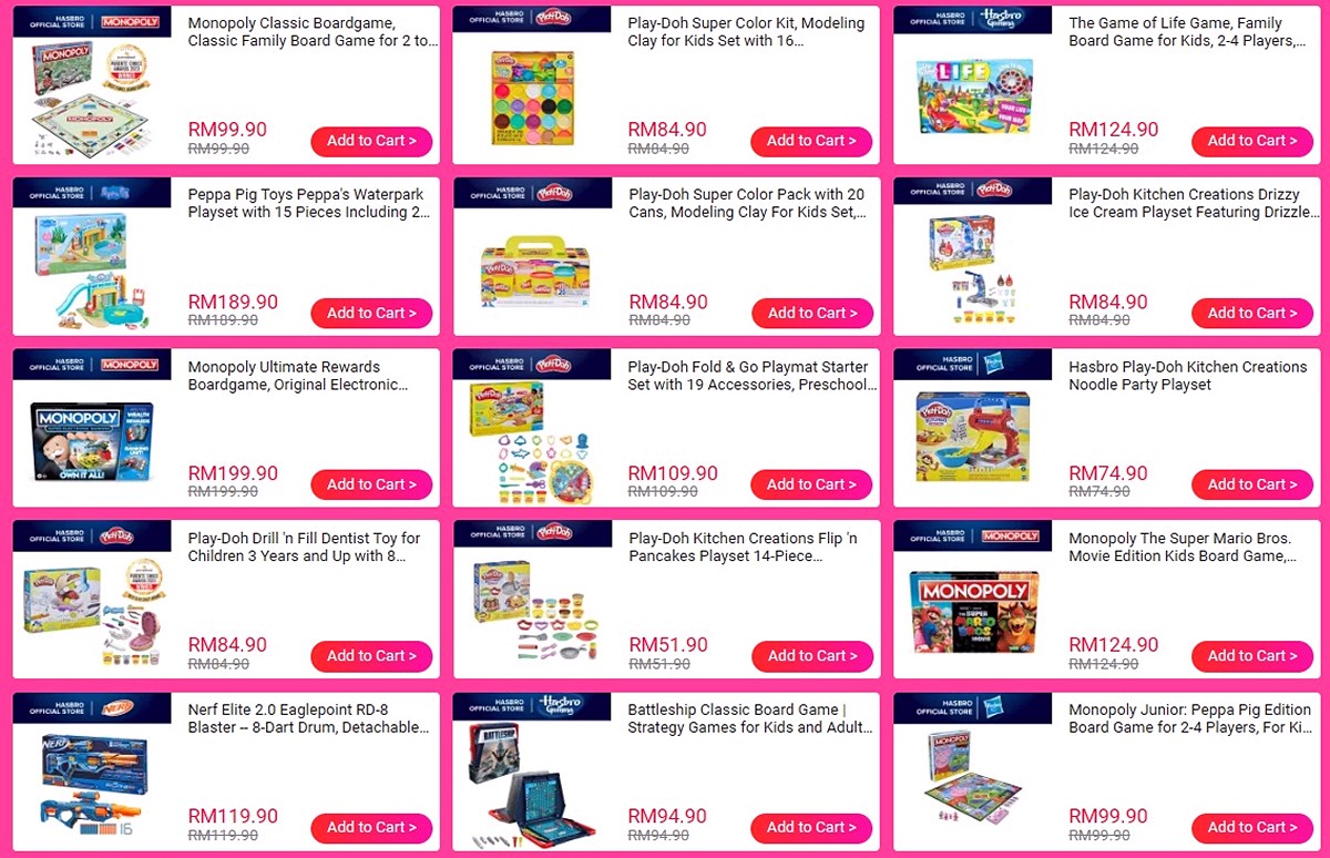 Shop-online-with-Hasbro-Official-Store-now-Visit-Hasbro-Official-Store-on-Lazada-Catalogue- - Education Johor Kedah Kelantan Kuala Lumpur Malaysia Sales Melaka Nationwide Negeri Sembilan Online Store Pahang Penang Perak Perlis Putrajaya Sabah Sarawak Selangor Terengganu Toys 