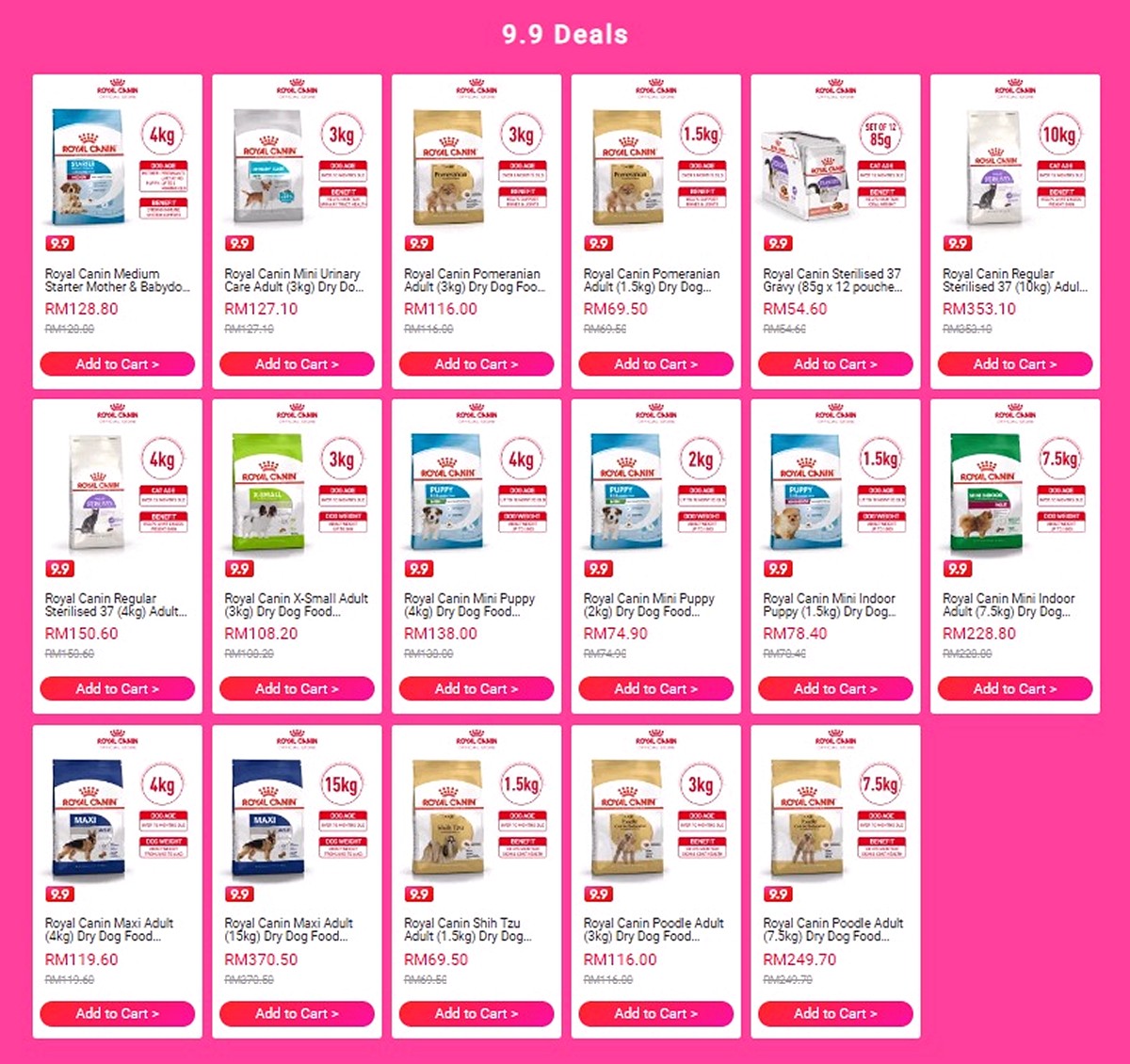 Shop-online-with-Royal-Canin-now-Visit-Royal-Canin-on-Lazada-.99-Deals-Malaysiajpg - Johor Kedah Kelantan Kuala Lumpur Location Malaysia Sales Melaka Nationwide Negeri Sembilan Online Store Pahang Perak Perlis Pets Putrajaya Sabah Sarawak Selangor Terengganu 