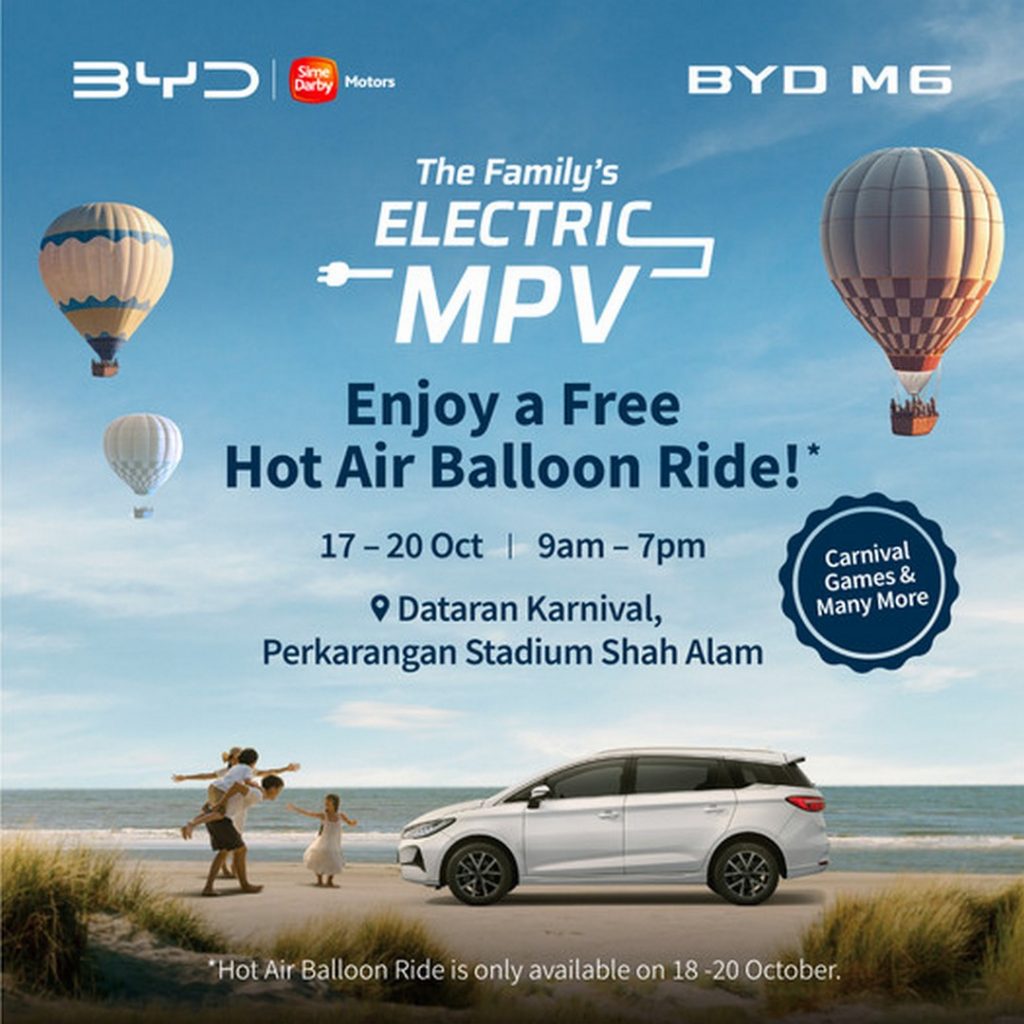 1720 October 2024 BYD Cars Malaysia, Promotion Enjoy a Free Hot Air