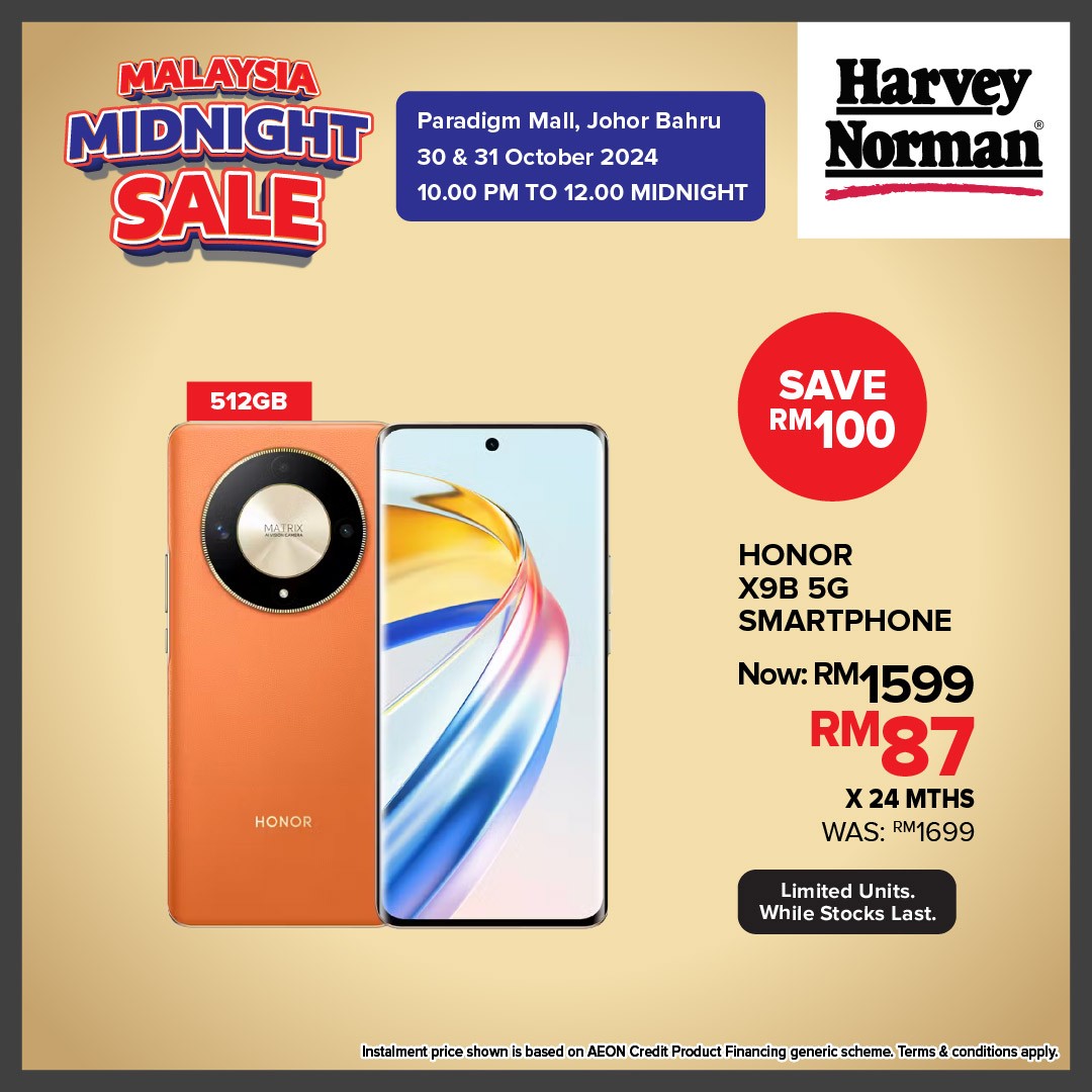 Harvey-Norman-Malaysia-Unmissable-Midnight-Deals-6 - Beddings Electronics & Computers Furniture Home & Garden & Tools Home Appliances Home Decor Johor Kitchen Appliances Malaysia Sales