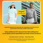 21 October – 3 November 2024: MST Golf, Exclusive Promotion on TaylorMade and Under Armour Products