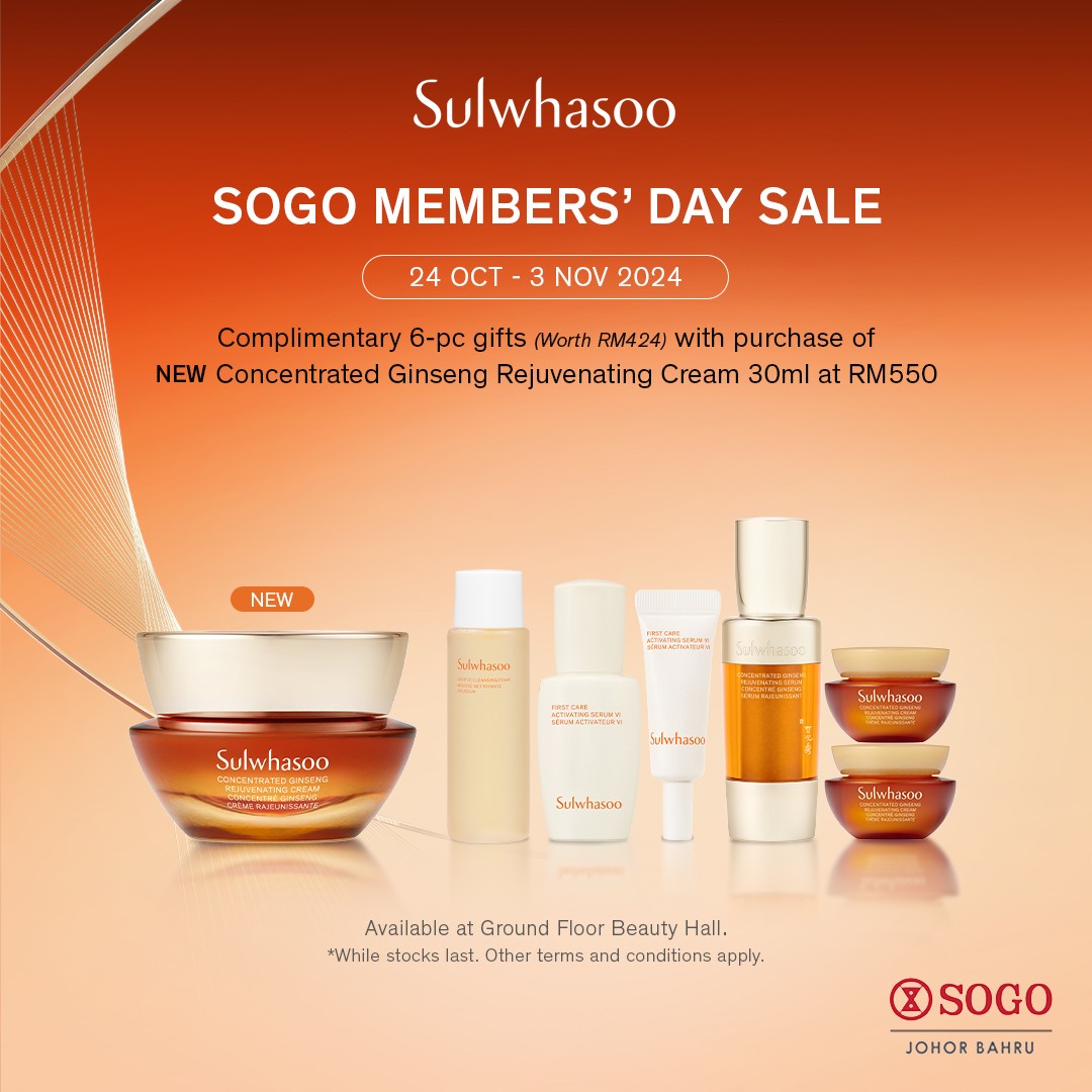 SOGO-Malaysia-Exclusive-Members-Day-Sale-5 - Beauty & Health Fashion Lifestyle & Department Store Johor Kuala Lumpur Selangor Skincare