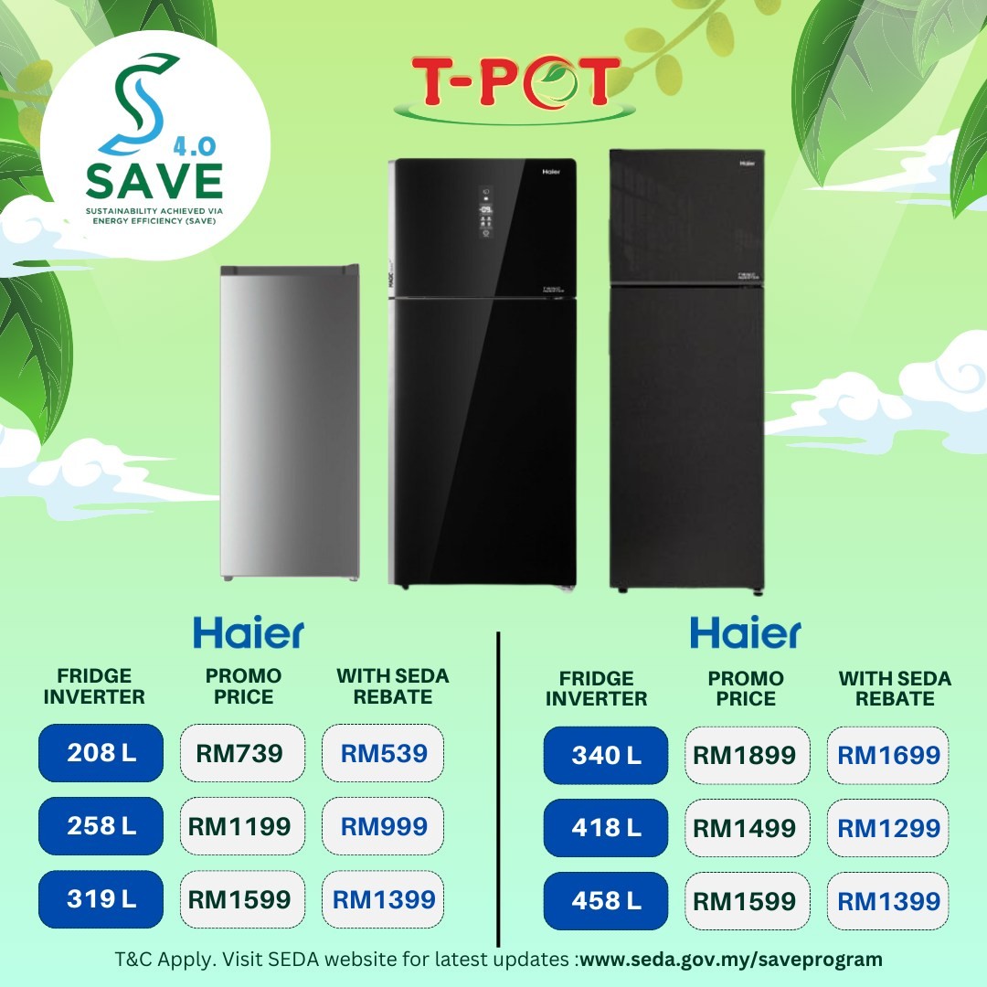 T-Pot-Malaysia-Enjoy-Rebates-on-Energy-Efficient-Appliances-7 - Electronics & Computers Home Appliances IT Gadgets Accessories Promotions & Freebies Selangor