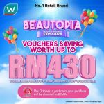 3 October – 1 November 2024: Watsons Malaysia: Exciting Health & Beauty Vouchers Promotion