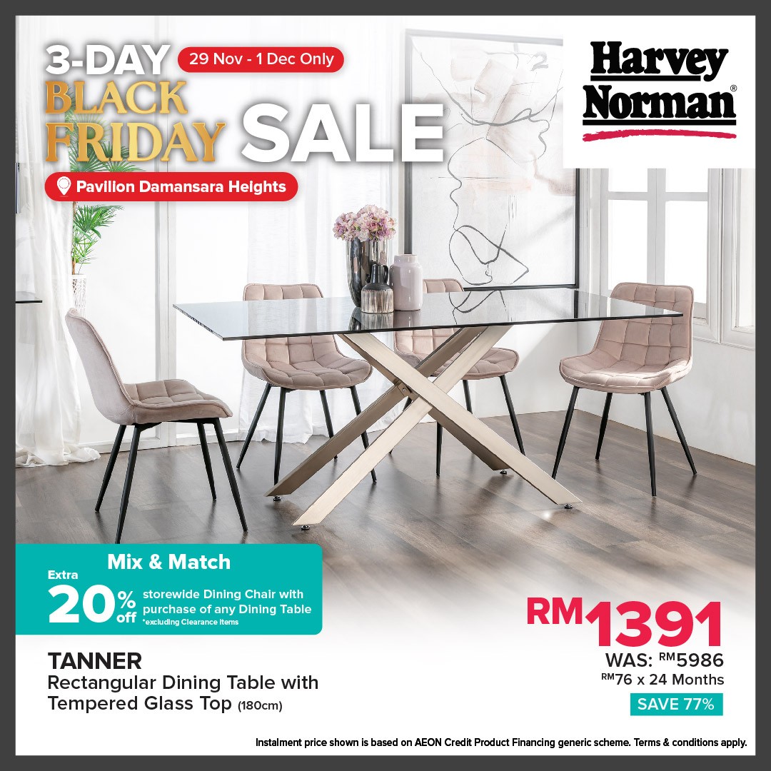 Harvey-Norman-Malaysia-Exclusive-3-Day-Black-Friday-Sale-9 - Electronics & Computers Furniture Home & Garden & Tools Home Appliances Home Decor Kitchen Appliances Kuala Lumpur Malaysia Sales Selangor Warehouse Sale & Clearance in Malaysia