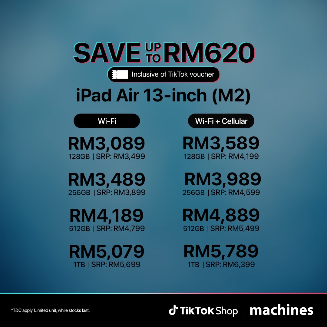 Machines-Official-Store-11.11-TikTok-Sale-16 - Electronics & Computers IT Gadgets Accessories Johor Kedah Kelantan Kuala Lumpur Laptop Malaysia Sales Melaka Mobile Phone Negeri Sembilan Online Store Pahang Penang Perak Perlis Putrajaya Sabah Sarawak Selangor Tablets Terengganu