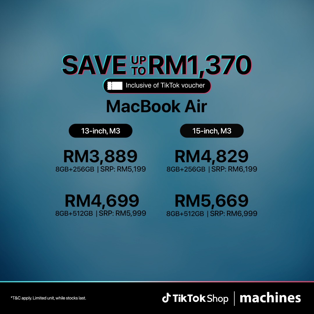 Machines-Official-Store-11.11-TikTok-Sale-19 - Electronics & Computers IT Gadgets Accessories Johor Kedah Kelantan Kuala Lumpur Laptop Malaysia Sales Melaka Mobile Phone Negeri Sembilan Online Store Pahang Penang Perak Perlis Putrajaya Sabah Sarawak Selangor Tablets Terengganu
