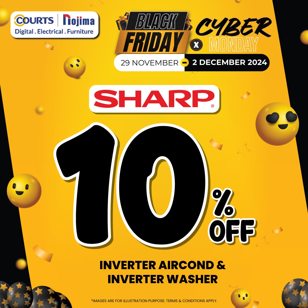 Nojima-Malaysia-Black-Friday-x-Cyber-Monday-Sale-5 - Computer Accessories Electronics & Computers Home Appliances IT Gadgets Accessories Kitchen Appliances Kuala Lumpur Malaysia Sales Selangor