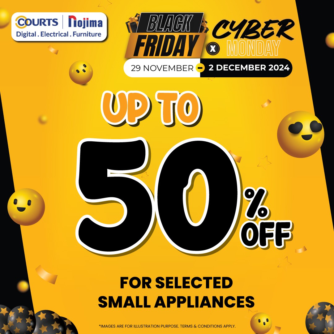 Nojima-Malaysia-Black-Friday-x-Cyber-Monday-Sale-6 - Computer Accessories Electronics & Computers Home Appliances IT Gadgets Accessories Kitchen Appliances Kuala Lumpur Malaysia Sales Selangor