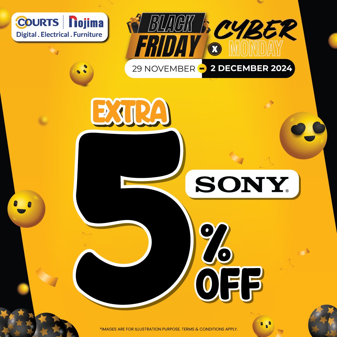 Nojima-Malaysia-Black-Friday-x-Cyber-Monday-Sale-7 - Computer Accessories Electronics & Computers Home Appliances IT Gadgets Accessories Kitchen Appliances Kuala Lumpur Malaysia Sales Selangor