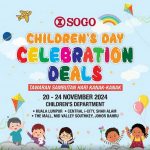20-24 November 2024: SOGO Malaysia, Children’s Day Celebration Deals: Special Discounts, Fun Activities, and Exciting Giveaways