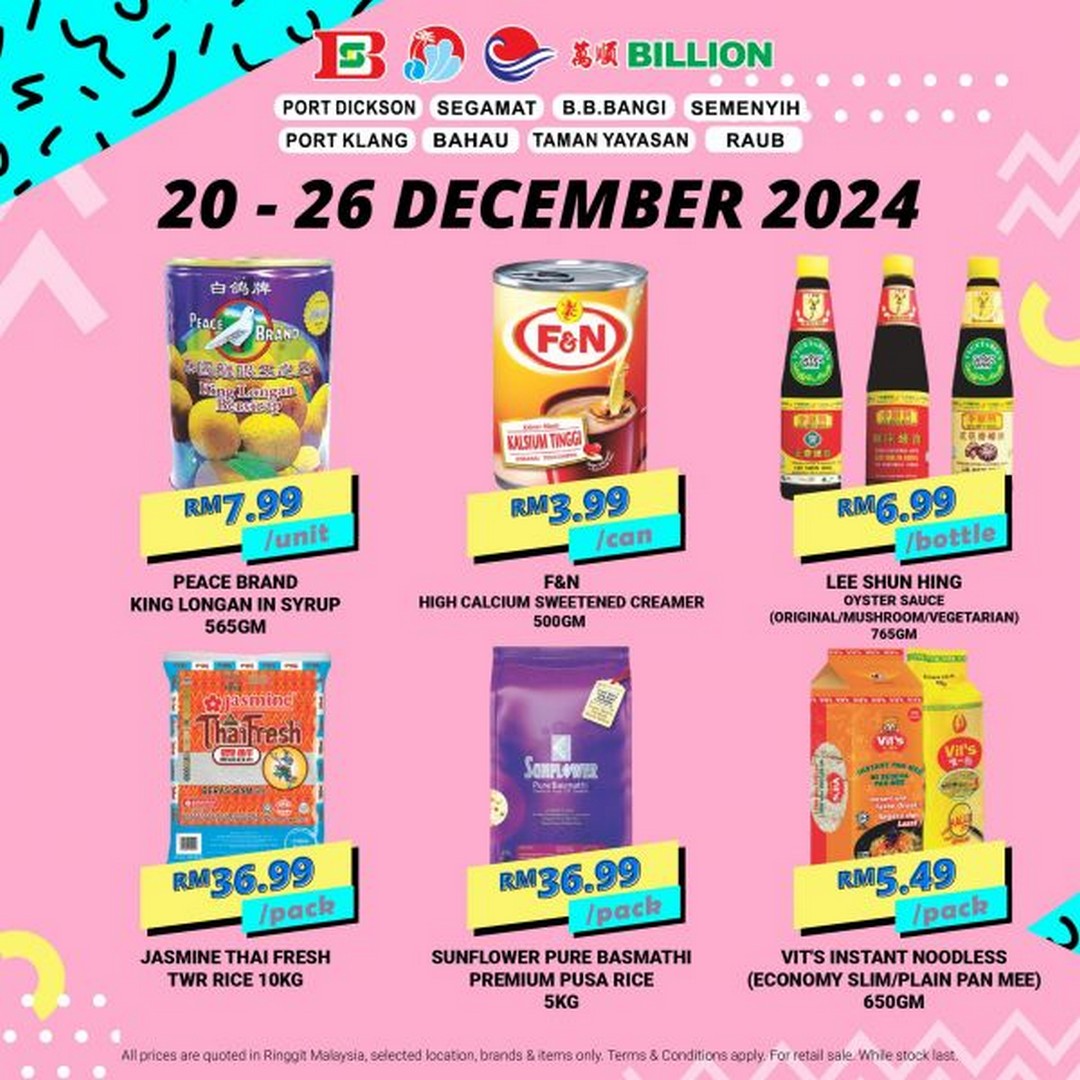 BILLION-Pantai-Timor-Christmas-Promotion-10 - Kuala Lumpur Perak Promotions & Freebies Selangor Supermarket & Hypermarket