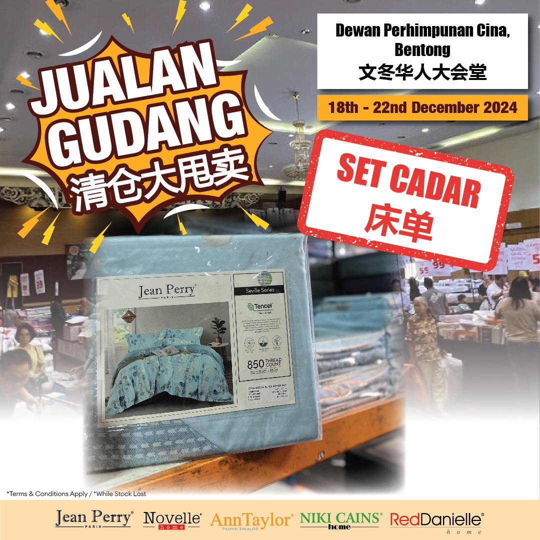 Jean-Perry-Malaysia-Warehouse-Clearance-Sale-6 - Beddings Home & Garden & Tools Pahang Warehouse Sale & Clearance in Malaysia