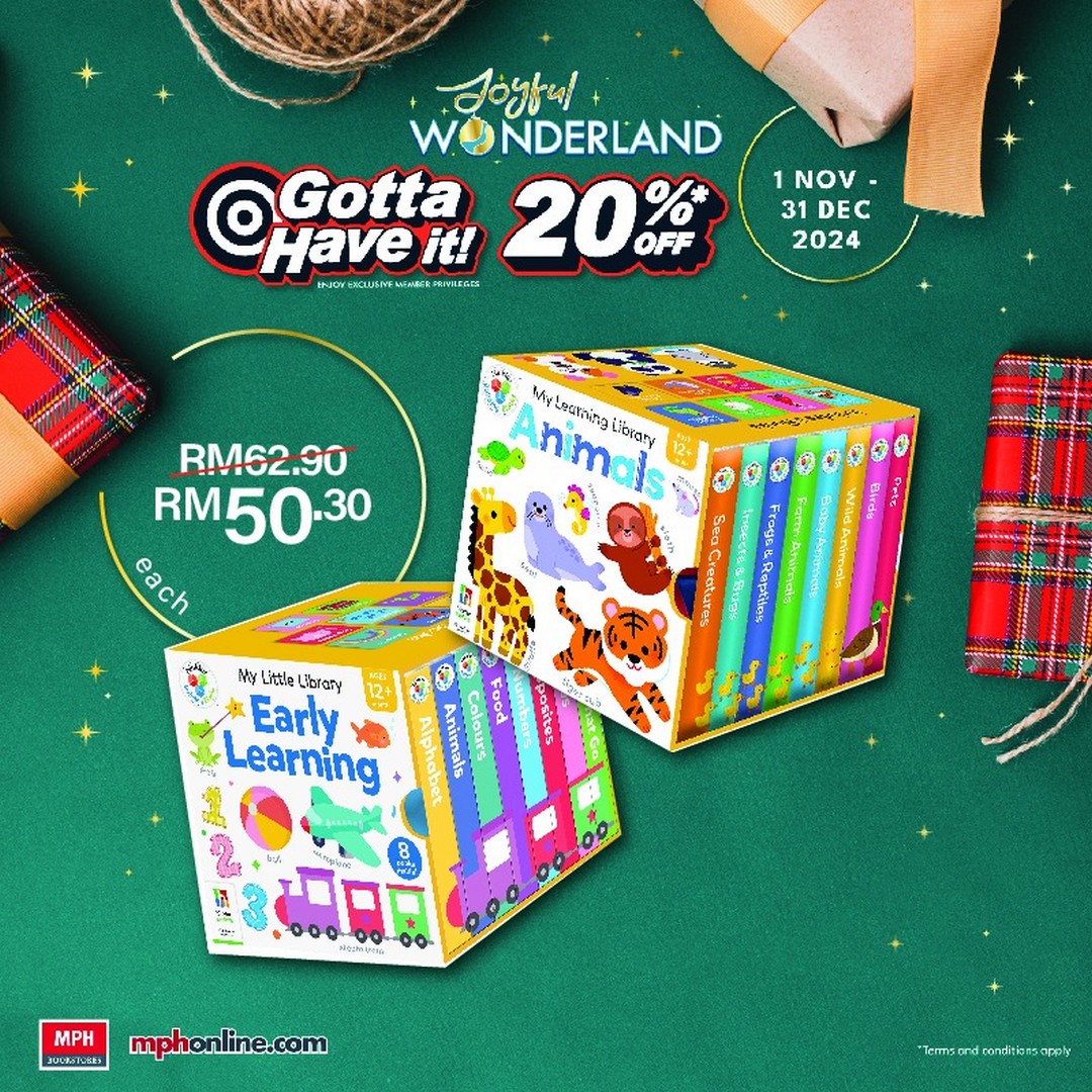 MPH-Bookstores-Up-to-20-Off-Joyful-Wonderland-Promo-5 - Books & Magazines Johor Kedah Kelantan Kuala Lumpur Melaka Negeri Sembilan Pahang Penang Perak Perlis Promotions & Freebies Putrajaya Sabah Sarawak Selangor Stationery Terengganu