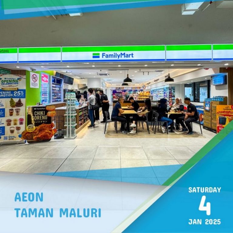 4 January 2 February 2025 FamilyMart AEON Taman Maluri Grand Opening