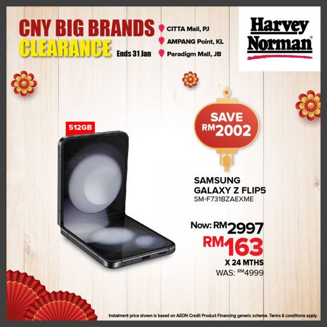 Harvey-Norman-CNY-Big-Brands-Clearance-Sale-6 - Electronics & Computers Furniture Home & Garden & Tools Home Appliances Home Decor Johor Kitchen Appliances Kuala Lumpur Selangor Warehouse Sale & Clearance in Malaysia