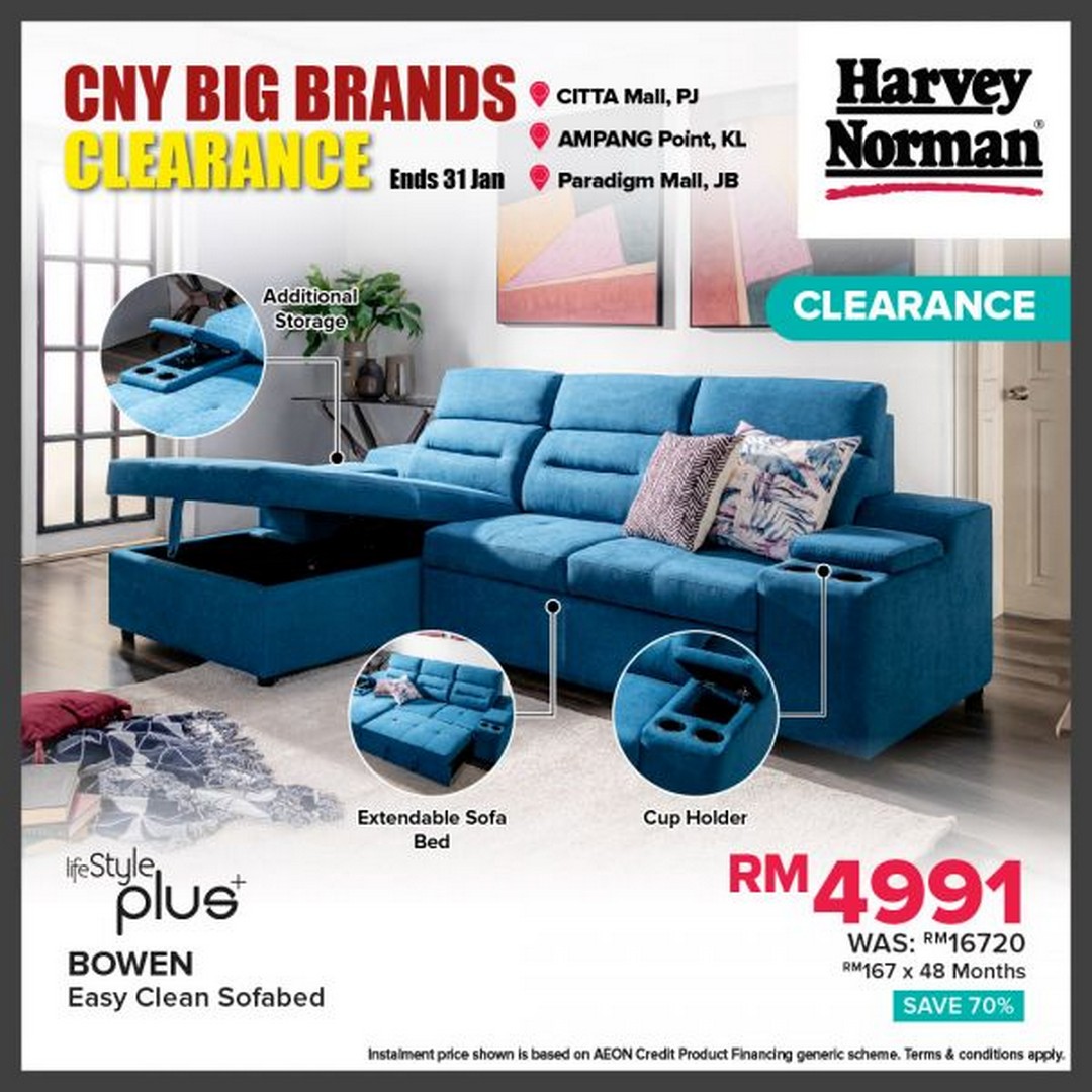 Harvey-Norman-CNY-Big-Brands-Clearance-Sale-8 - Electronics & Computers Furniture Home & Garden & Tools Home Appliances Home Decor Johor Kitchen Appliances Kuala Lumpur Selangor Warehouse Sale & Clearance in Malaysia