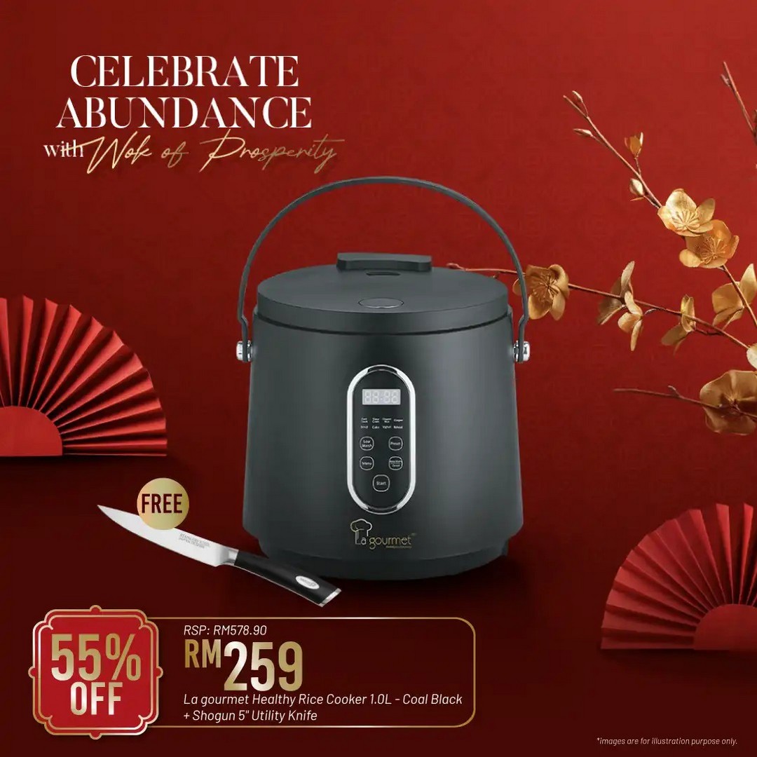 La-Gourmet-Malaysia-Chinese-New-Year-Sale-with-Exclusive-Rebates-7 - Electronics & Computers Home & Garden & Tools Johor Kedah Kelantan Kitchen Appliances Kitchenware Kuala Lumpur Malaysia Sales Melaka Negeri Sembilan Online Store Pahang Penang Perak Perlis Putrajaya Sabah Sarawak Selangor Terengganu