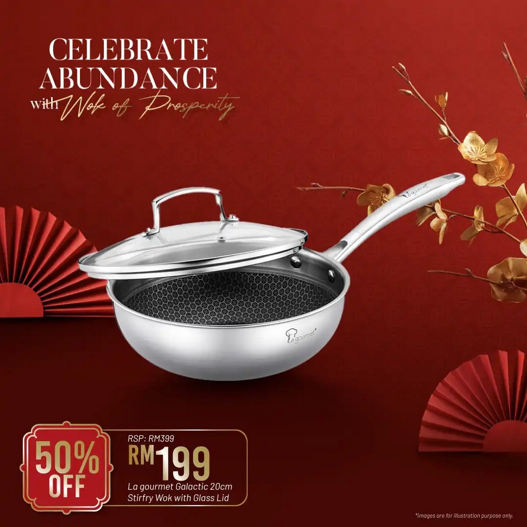 La-Gourmet-Malaysia-Chinese-New-Year-Sale-with-Exclusive-Rebates-8 - Electronics & Computers Home & Garden & Tools Johor Kedah Kelantan Kitchen Appliances Kitchenware Kuala Lumpur Malaysia Sales Melaka Negeri Sembilan Online Store Pahang Penang Perak Perlis Putrajaya Sabah Sarawak Selangor Terengganu
