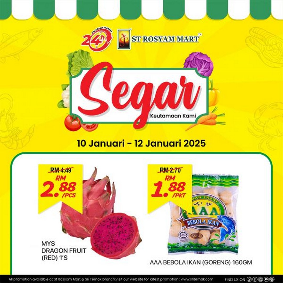 ST-Rosyam-Mart-Fresh-Items-Promotion-9 - Kuala Lumpur Perak Promotions & Freebies Selangor Supermarket & Hypermarket