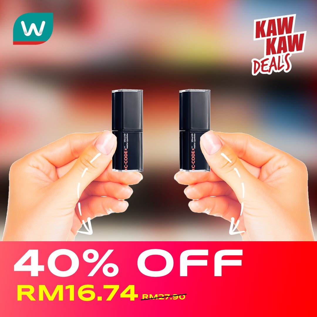 Watsons-Malaysia-Cosmetics-40-Off-Promotion-13 - Beauty & Health Cosmetics Johor Kedah Kelantan Kuala Lumpur Melaka Nationwide Negeri Sembilan Online Store Pahang Penang Perak Perlis Promotions & Freebies Putrajaya Sabah Sarawak Selangor Terengganu