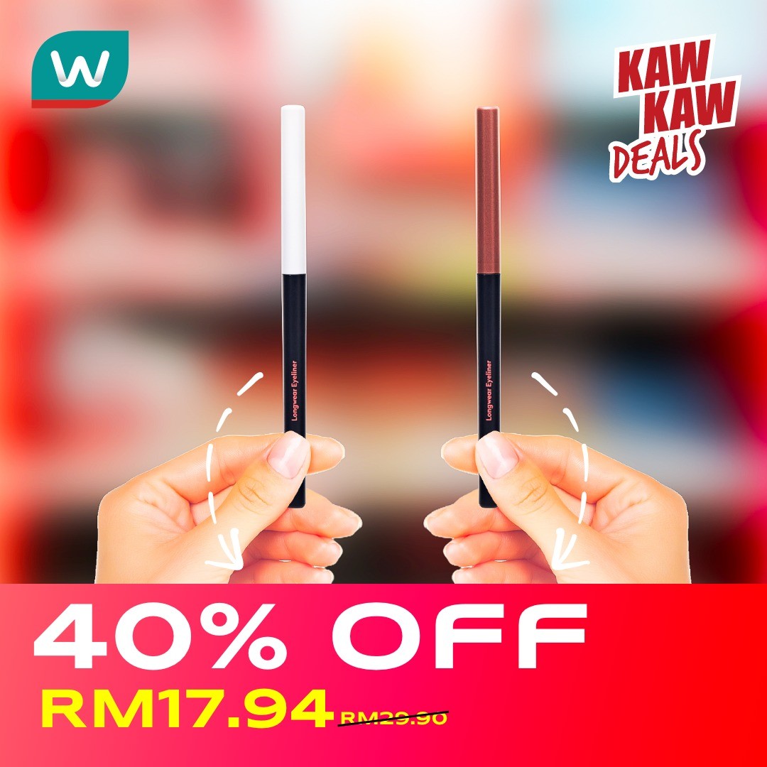 Watsons-Malaysia-Cosmetics-40-Off-Promotion-18 - Beauty & Health Cosmetics Johor Kedah Kelantan Kuala Lumpur Melaka Nationwide Negeri Sembilan Online Store Pahang Penang Perak Perlis Promotions & Freebies Putrajaya Sabah Sarawak Selangor Terengganu