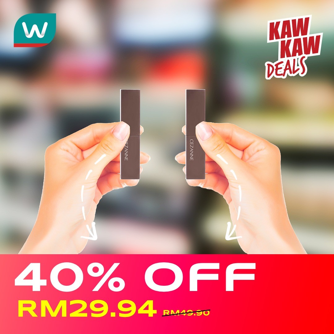Watsons-Malaysia-Cosmetics-40-Off-Promotion-19 - Beauty & Health Cosmetics Johor Kedah Kelantan Kuala Lumpur Melaka Nationwide Negeri Sembilan Online Store Pahang Penang Perak Perlis Promotions & Freebies Putrajaya Sabah Sarawak Selangor Terengganu