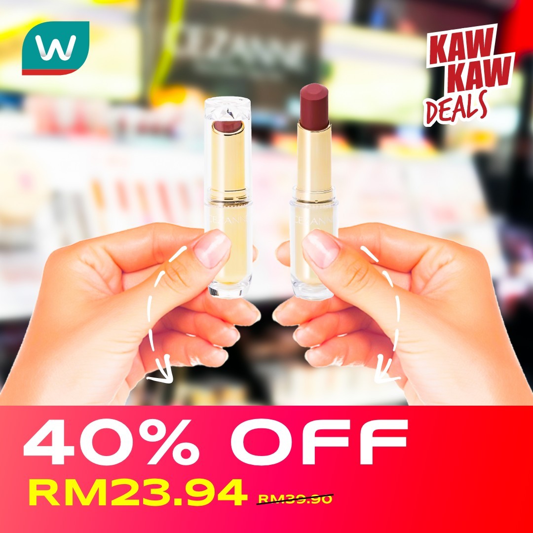 Watsons-Malaysia-Cosmetics-40-Off-Promotion-7 - Beauty & Health Cosmetics Johor Kedah Kelantan Kuala Lumpur Melaka Nationwide Negeri Sembilan Online Store Pahang Penang Perak Perlis Promotions & Freebies Putrajaya Sabah Sarawak Selangor Terengganu