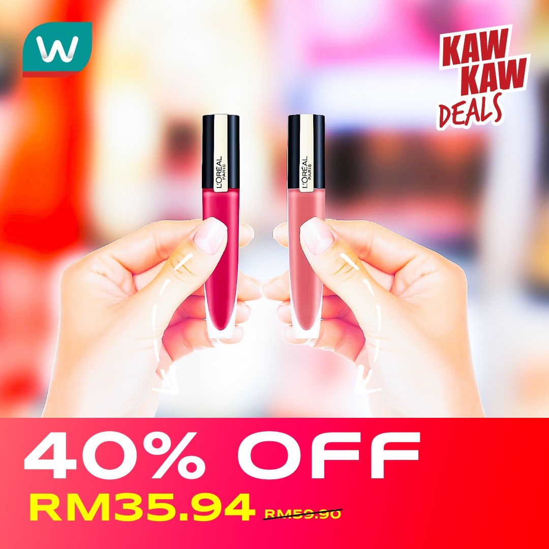 Watsons-Malaysia-Cosmetics-40-Off-Promotion-8 - Beauty & Health Cosmetics Johor Kedah Kelantan Kuala Lumpur Melaka Nationwide Negeri Sembilan Online Store Pahang Penang Perak Perlis Promotions & Freebies Putrajaya Sabah Sarawak Selangor Terengganu