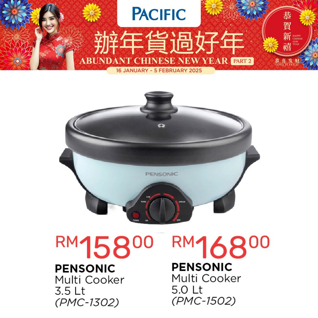 Now till 5 February 2025 Pacific Malaysia, Abundant Chinese New Year