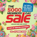 Now till 27 February 2025: SOGO Malaysia: Member’s Day Sale for Children’s Wear Promotion