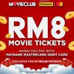 30 January-9 February 2025: TGV Cinemas: RM8 Movie Ticket with Maybank Mastercard Debit Card Promotion