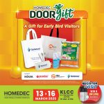 13-16 March 2025: HOMEDEC Kuala Lumpur: Free Door Gift & Giveaway Promotion