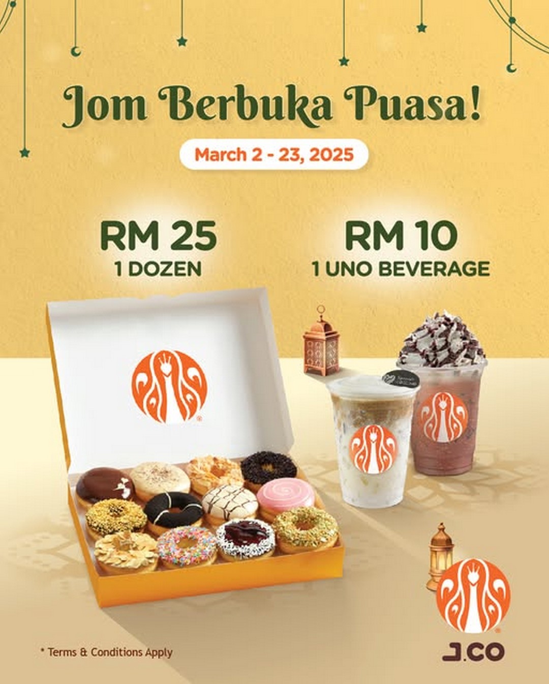 2 23 March 2025 J CO Donuts Coffee Malaysia Ramadan Special Promo 