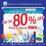 7-9 March 2025: Rohto Mentholatum Beauty Warehouse Sale at The Starling – Up to 80% Off Beauty Products