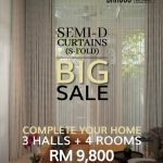 17 April 2025 onwards: Baagus Curtains: Semi-D & Bungalow Complete Curtain Set at RM9,800 Only: Home Makeover Big Sale