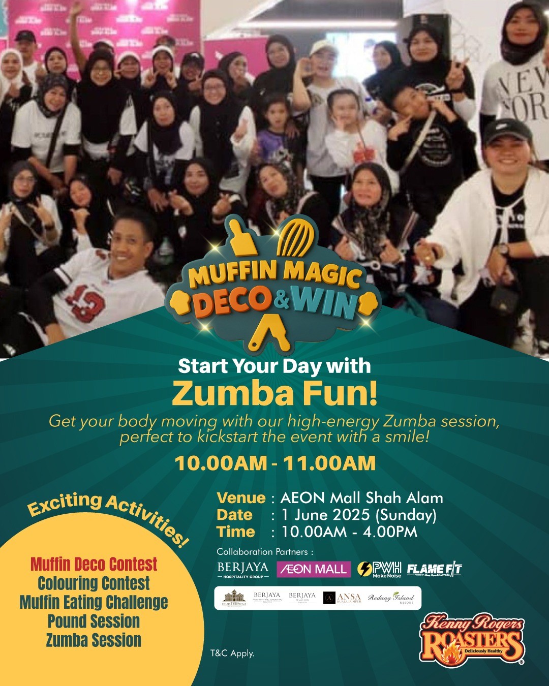 Kenny-Rogers-ROASTERS-Malaysia-Muffin-Magic-Deco-Win-Fun-Day-6 - Events & Fairs Food , Restaurant & Pub Selangor