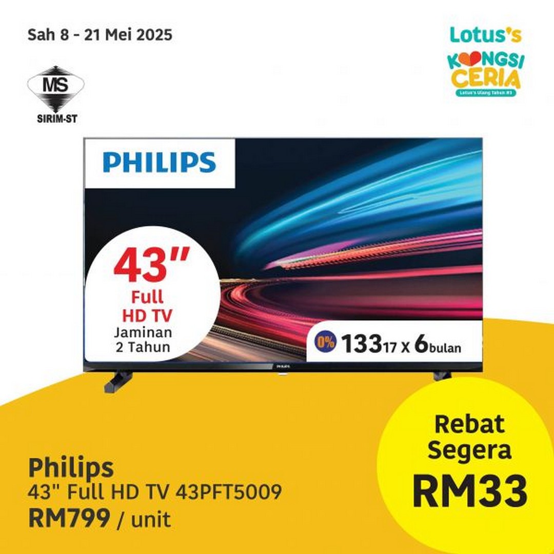 Lotuss-Anniversary-Promotion-Unbeatable-Deals-Across-Categories-17 - Johor Kedah Kelantan Kuala Lumpur Melaka Negeri Sembilan Pahang Penang Perak Perlis Promotions & Freebies Putrajaya Sabah Sarawak Selangor Supermarket & Hypermarket Terengganu