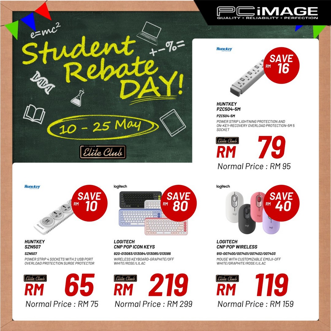 PC-Image-Student-Rebate-Day-Deals-7 - Computer Accessories Electronics & Computers IT Gadgets Accessories Johor Kedah Kelantan Kuala Lumpur Laptop Melaka Nationwide Negeri Sembilan Pahang Penang Perak Perlis Promotions & Freebies Putrajaya Sabah Sarawak Selangor Terengganu