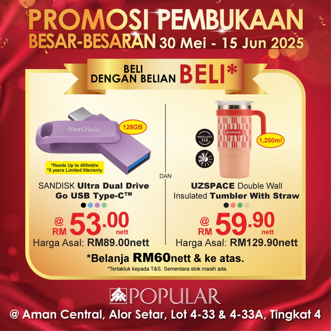 POPULAR-Bookstore-Alor-Setar-Grand-Opening-17 - Books & Magazines Kedah Promotions & Freebies Stationery