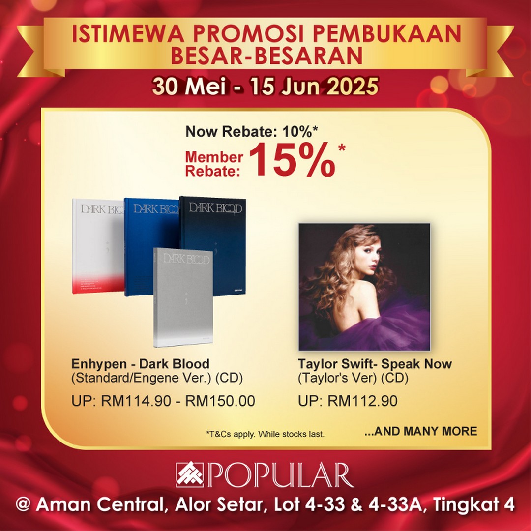 POPULAR-Bookstore-Alor-Setar-Grand-Opening-9 - Books & Magazines Kedah Promotions & Freebies Stationery