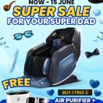 Now till 15 June 2025: SnowFit Malaysia: Buy 1 Free 2 Massage Chair Father’s Day Promo: Super Sale with Free Gifts Worth RM1,598