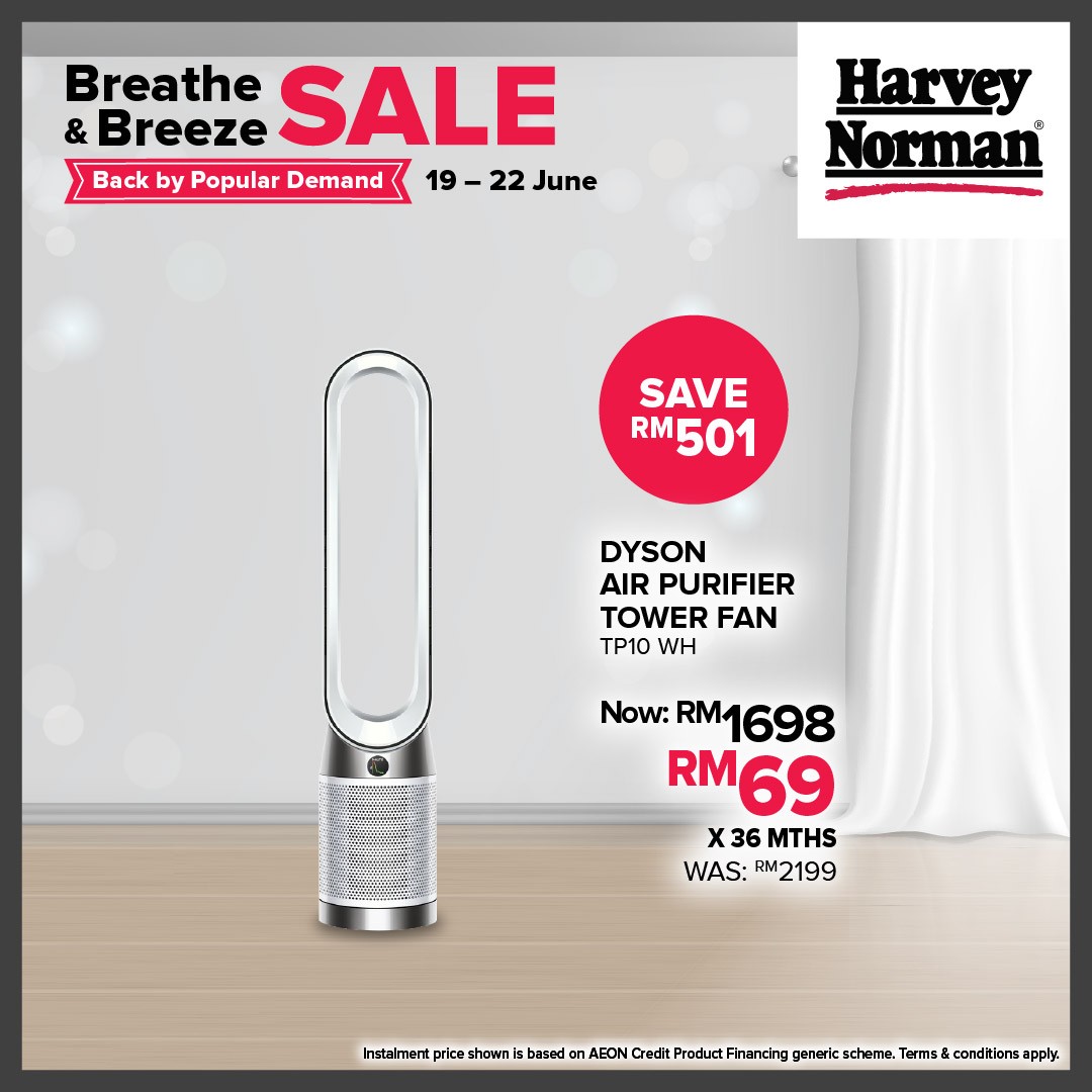 Harvey-Norman-Malaysia-Breathe-Breeze-Sale-6-1 - Electronics & Computers Furniture Home & Garden & Tools Home Appliances IT Gadgets Accessories Johor Kedah Kelantan Kuala Lumpur Malaysia Sales Melaka Negeri Sembilan Pahang Penang Perak Perlis Putrajaya Sabah Sarawak Selangor Terengganu