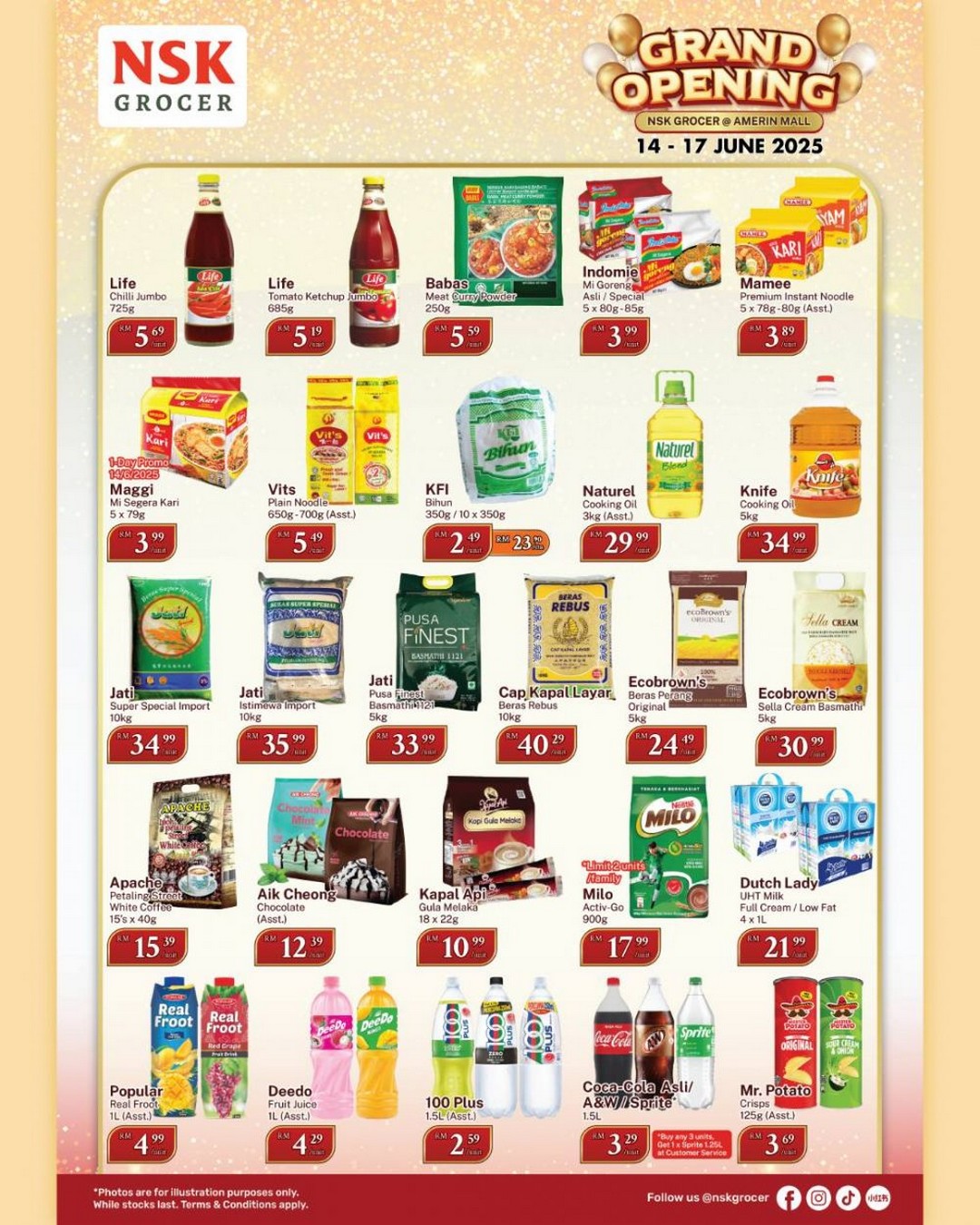 NSK-Grocer-Amerin-Mall-Grand-Opening-Promotion-5 - Promotions & Freebies Selangor Supermarket & Hypermarket