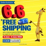 6-8 June 2025: Toys”R”Us Malaysia: Online Exclusive Promotion – Free Shipping on RM200+ Purchase